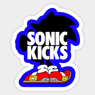 Sonic Kicks Sticker